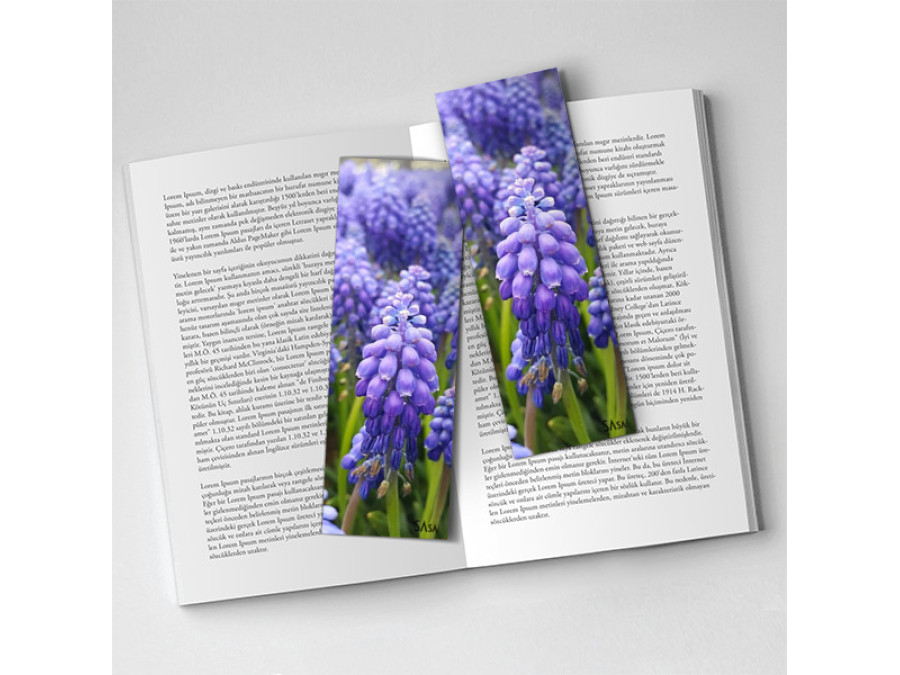 Kitap Ayracı Baskısı - Çiçek Tasarımlı Kitap Ayracı Kitap Ayracı Baskısı - Çiçek Tasarımlı Kitap Ayracı
