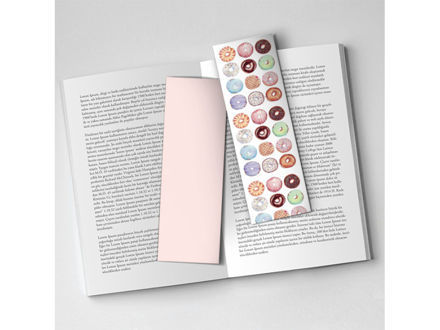 Kitap Ayracı Baskısı - Donut Serisi Kitap Ayracı Baskısı - Donut Serisi