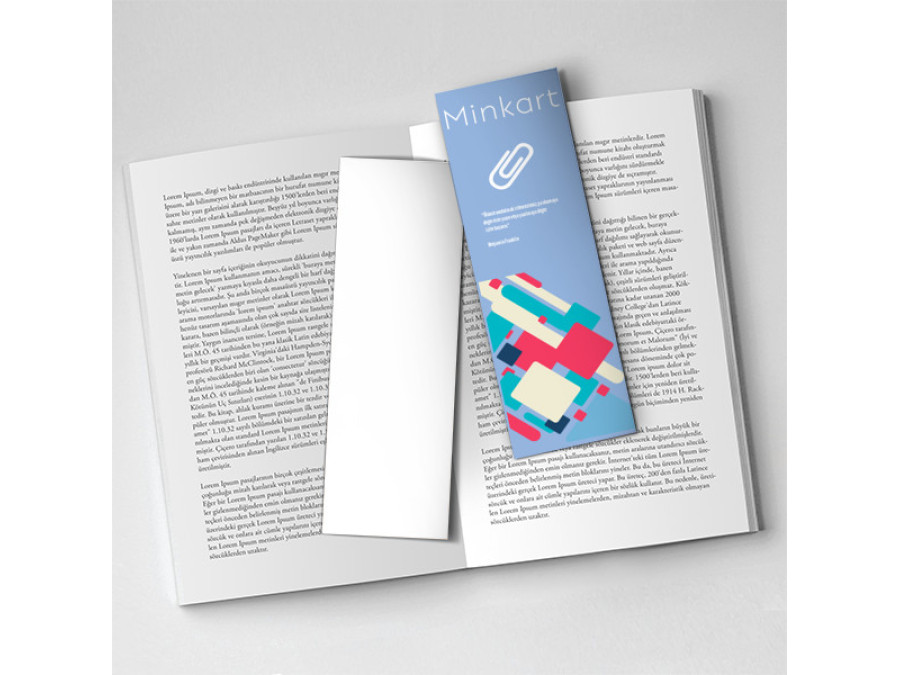 Kitap Ayracı Baskısı - Kitap Ayracı - Minkart