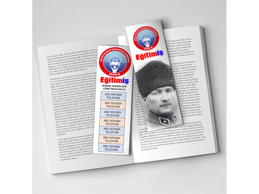 Kitap Ayracı Baskısı - Eğitim İş Ayraç - 7 Kitap Ayracı Baskısı - Eğitim İş Ayraç - 7