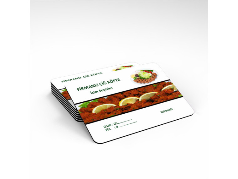 Promosyon Magnet Tasarımı - Çiğ Köfte Magnet