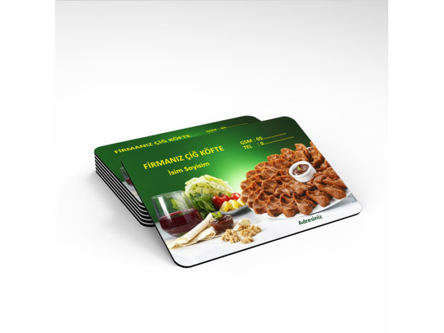 Promosyon Magnet Tasarımı - Çiğ Köfte Magnet