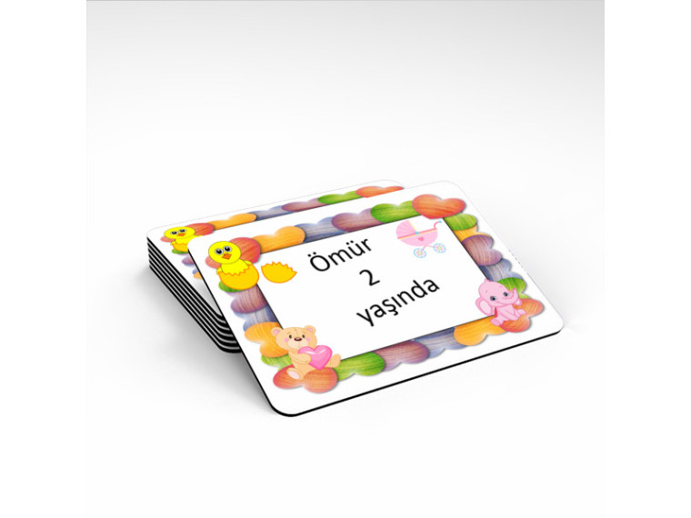 Promosyon Magnet Tasarımı - kalp çerçeve magnet